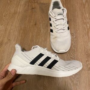 Adidas White and Black Sneakers for Everyday Comfort AdiZero